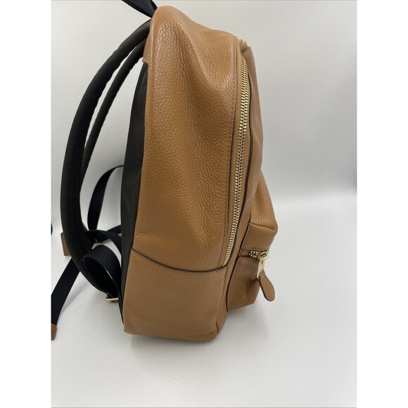 Coach Charlie Tan Pebble Leather Medium Large Backpack Purse Camel Brown CLEAN - Picture 6 of 12